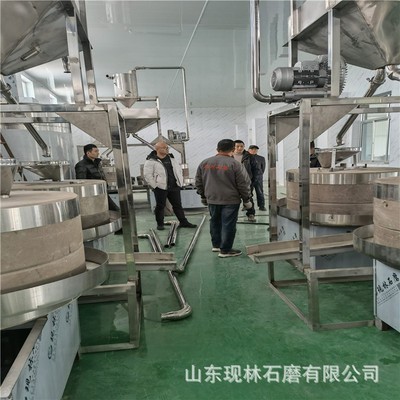 现林石磨 商用小磨香油流水线设备 全自动新型晃油机电动石磨图4
