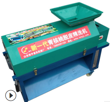 小型干核桃脱皮机 青核桃去皮清洗机 富乐 核桃去青皮机图5