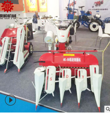 前置式割台 水稻割捆机价格 汽油割草机图片 割草机价格打捆机绳图3