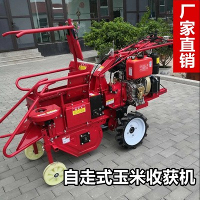 农用新款收玉米杆机 玉米剥皮秸秆粉碎一体机 多功能玉米收割机图2