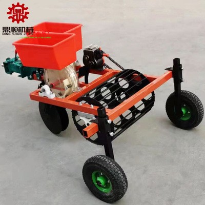 手扶拖拉机牵引花生播种机自动膜上点播花生播种覆膜机工厂价格发图2