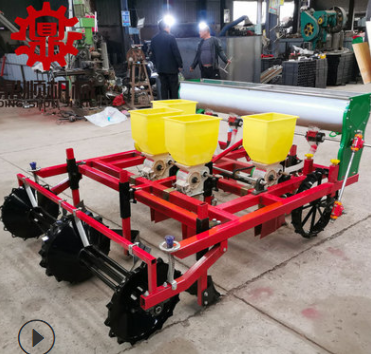 2行4行施肥喷药起垄精播机 四轮拖拉机配套点播机花生覆膜播种机图2