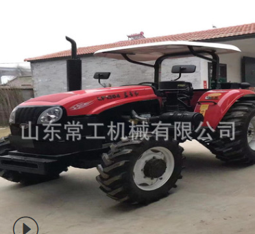 东方红LX804农用大桥开荒犁地拖拉机 山地丘陵旋耕翻地播种拖拉机图2
