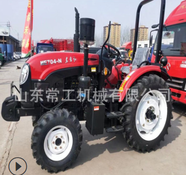 东方红LX804农用大桥开荒犁地拖拉机 山地丘陵旋耕翻地播种拖拉机图3