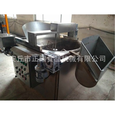 不锈钢全自动出料果蔬食品油炸机 电加热油炸设备 大型电炸锅商用图2