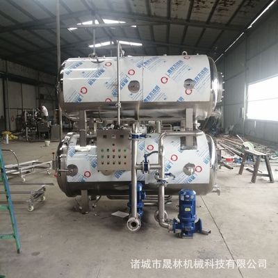 全自动蒸汽杀菌锅 粽子玉米软包装灭菌釜 高温高压杀菌釜图4