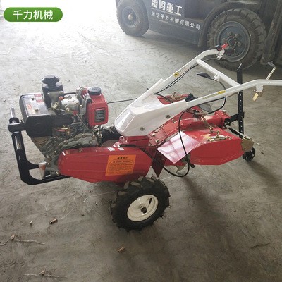 农用柴油四驱小型微耕机 开沟犁地除草机 旋耕松土翻土机厂家