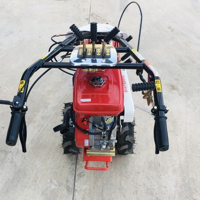 多功能小型开沟培土机 柴油田园管理机 手扶自走式培土起垄开沟机图4