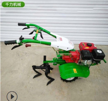 两驱汽油微耕机 小型农用微耕机 开沟犁地除草机松土旋耕机图2
