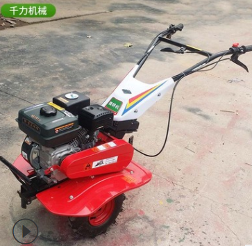 两驱汽油微耕机 小型农用微耕机 开沟犁地除草机松土旋耕机图3