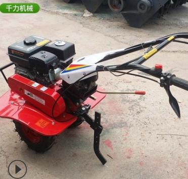 两驱汽油微耕机 小型农用微耕机 开沟犁地除草机松土旋耕机图4