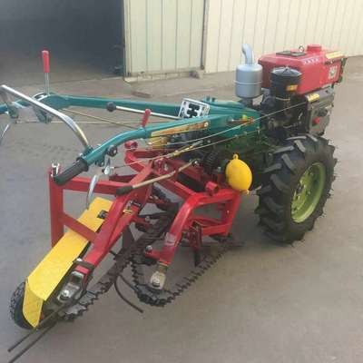 新款起垄链条式花生收获机 花生收割机 小型手扶花生收获机厂家图2