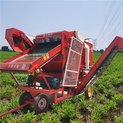 安徽干湿两用花生摘果机 花生去秧机 22kw花生脱果机图4