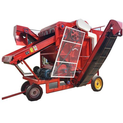 安徽干湿两用花生摘果机 花生去秧机 22kw花生脱果机图5