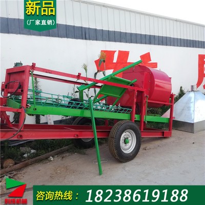 【厂家直销】8000型平顶山柴油摘果机 传动轴带花生脱果机图2
