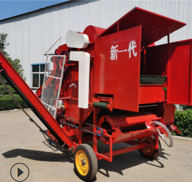 2021型河南1300花生摘果机 干湿两用 花生收获机图3