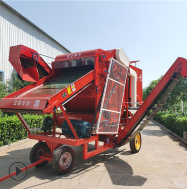 2021型河南1300花生摘果机 干湿两用 花生收获机图5