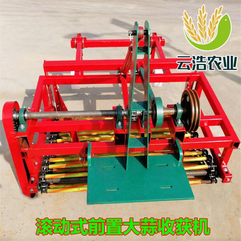 波斯菊荷兰菊收获机大蒜收割器价格 拖拉机带动起蒜器厂家图2