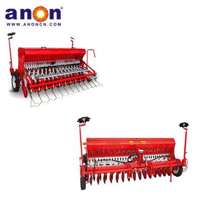 ANON四轮拖拉机带谷子精播机 高粱播种机 小颗粒精播机