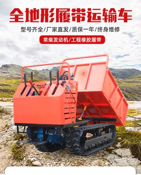 全地形自卸履带运输车 农用爬坡履带搬运车 小型山地履带运输车图5