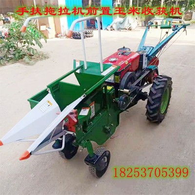 手扶拖拉机自动扒皮玉蜀黍收获机 单垄单行玉米收获机 图片图2