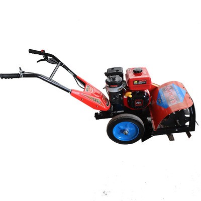 四驱手推式除草机农用土地管理用手推式打草机农村手推式耕地机图4