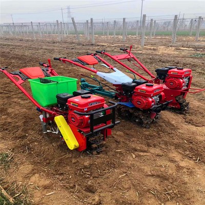 小型履带式微耕机 多功能耘锄施肥播种耕地机 好用柴油机图2