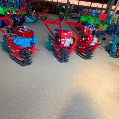 小型履带式微耕机 多功能耘锄施肥播种耕地机 好用柴油机图3
