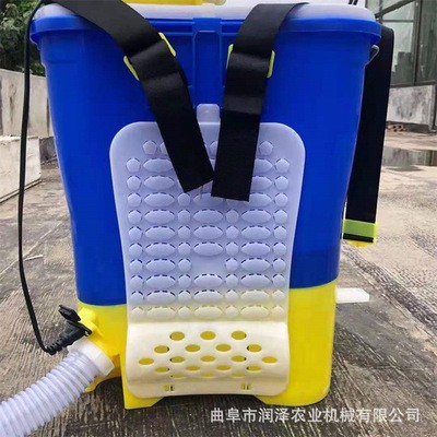 背负式电动追肥鱼塘饲料自动抛撒机农用颗粒撒肥机单兵融雪抛洒器图3