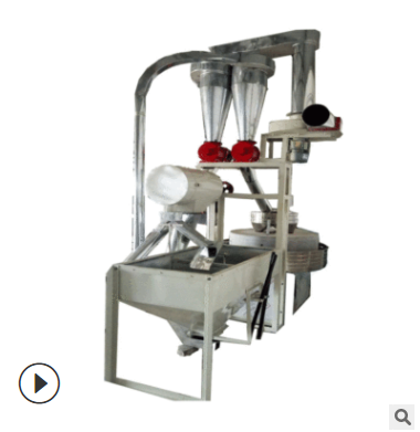 漯河恒利面粉机械厂 2021新款自动小麦五谷杂粮 SM100 石磨面粉机图3