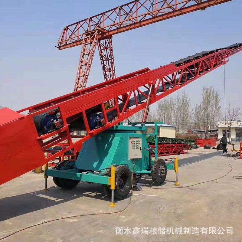 粮食输送机厂家加工定制 移动式皮带输送机伸缩转向输送机图5