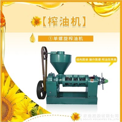 全自动大豆油螺旋压榨设备 大豆油榨油机图2