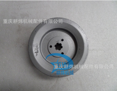 汽油微耕机配件 500型 900型行走箱从动皮带轮 直径125 粗花键图5