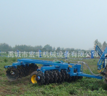 定制1BZ型32片36片48片液压折叠款重型牵引式对置重耙 圆盘耙图3