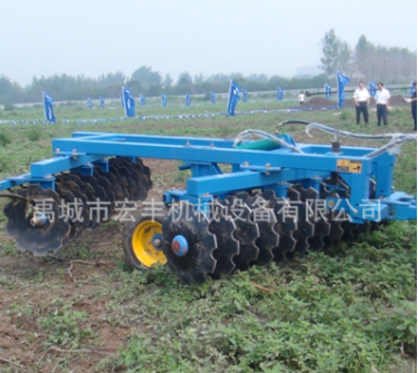 定制1BZ型32片36片48片液压折叠款重型牵引式对置重耙 圆盘耙图4
