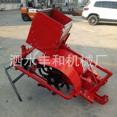 四轮拖拉机后置培土开沟机图片 侧置式悬挂式施肥挖沟机厂家图2