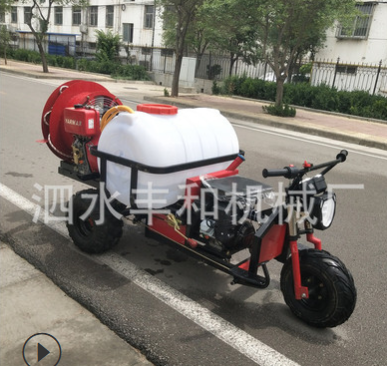 自走式双动力风送打药机 园林苗木打药机 果园手推喷雾机批发图3