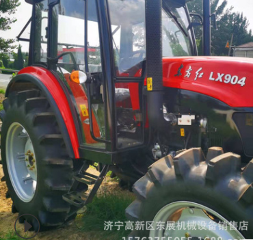 跨境销售东方红旋耕犁地机 LX904四轮拖拉机 自带强压四驱拖拉机图4