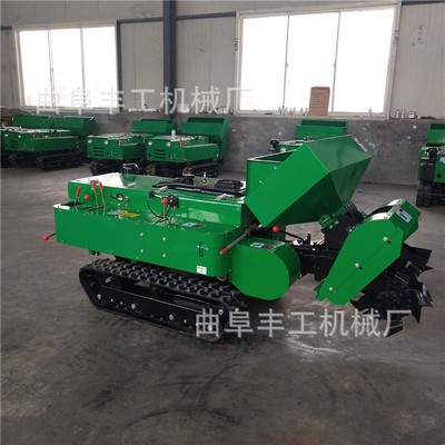 果园旋耕施肥开沟机 农用果园微耕除草机 园林大棚管理机 视频图2