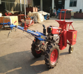 玉米剥皮秸秆还田机 柴油玉米收获机 手扶车头配套玉米收获机图3