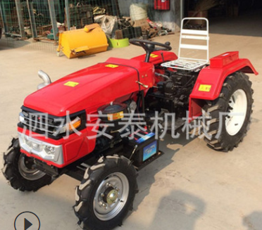 单缸农用小四轮拖拉机厂家 柴油迷你型四驱拖拉机 水旱农用耕田机图3