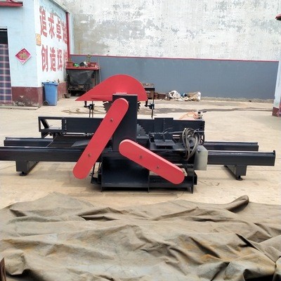 半自动圆木推台锯 新型圆木推台锯木工机械开料锯机械厂家供应图3