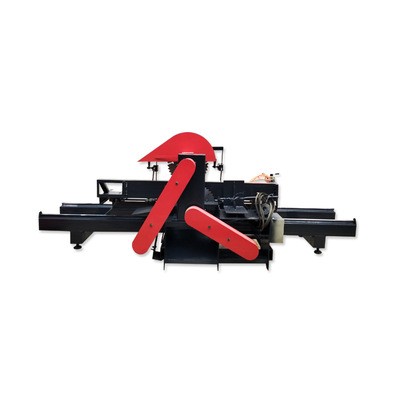 半自动圆木推台锯 新型圆木推台锯木工机械开料锯机械厂家供应图5