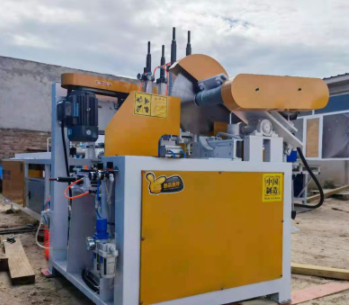 木托盘脚墩机 自动脚墩分切打钉一体机 自动刨平脚墩机旧木板锯图3