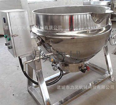 大型全自动酱料炒锅 牛肉酱行星搅拌炒锅 燃气火锅底料炒制夹层锅图3