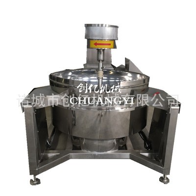 炒辣椒肉酱行星搅拌炒锅 炒辣椒酱行星炒锅 燃气搅拌炒锅节省人工图5