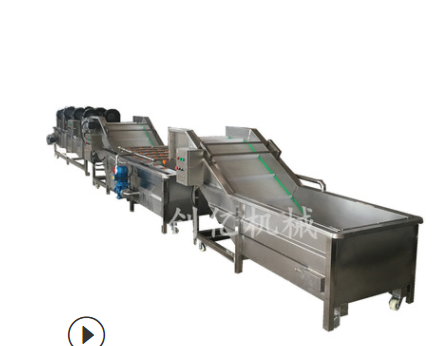 蔬菜浸泡式清洗风干线 不锈钢全自动洗菜机 果蔬气泡清洗机厂家图5