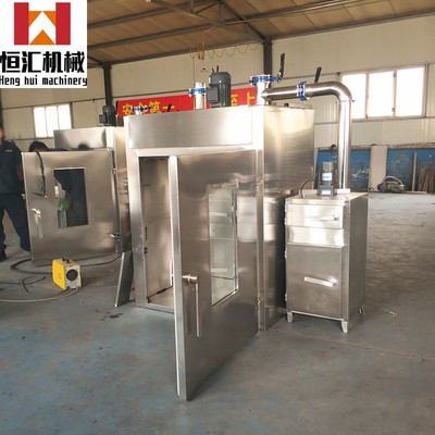 商用腊肉熏烤炉厂家自营小型多功能鹌鹑蛋烤熏炉价格全自动不锈钢图2