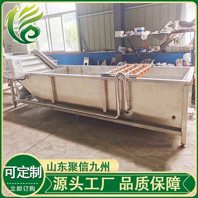 全自动气泡清洗机 商用大型果蔬洗菜机厂家 多功能臭氧蔬菜清洗机