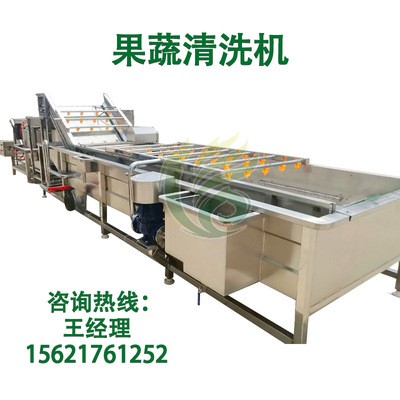 全自动气泡清洗机 商用大型果蔬洗菜机厂家 多功能臭氧蔬菜清洗机图5